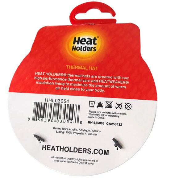 New NWT Beanie Knit Hat Cap Fleece-Lined Black.  Thick.  Heat Holders.  Model "H - Picture 7 of 11